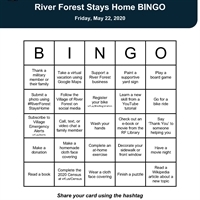 BINGO! River Forest Stays Home
