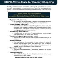COVID-19 Guidance for Grocery Shopping