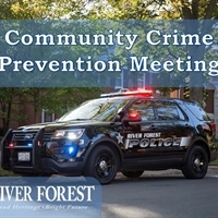 Join us April 24 for the Quarterly Community Crime Prevention Meeting
