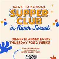River Forest Supper Club Back to School
